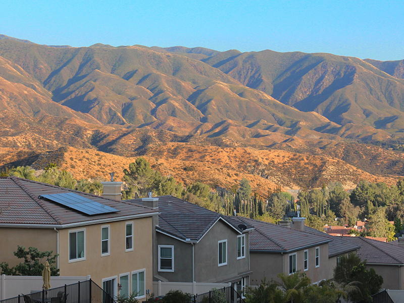 Mountain view on Conejo Valley, CA