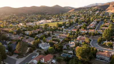 Aerial view of Conejo Valley